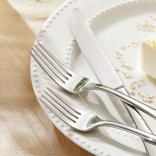 Silverware Set for 8, 40 Piece Stainless Steel Flatware Cutlery Utensil Set