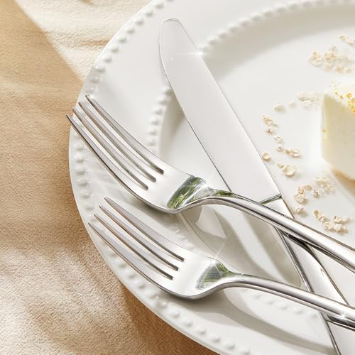 Silverware Set for 4, 20 Piece Stainless Steel Flatware Cutlery