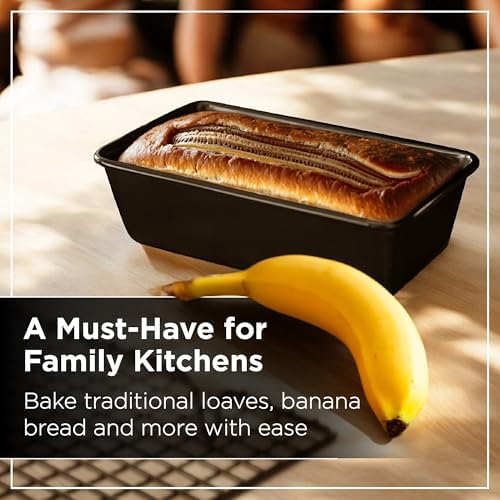 Wrenbury Large 2lb Loaf Pan for Baking Bread – Non Stick Carbon Steel