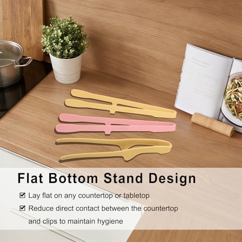 uxcell Silicone Tongs, 2-Pack, Gray