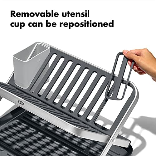 OXO Good Grips Aluminum 2-Tier Dish Drying Rack