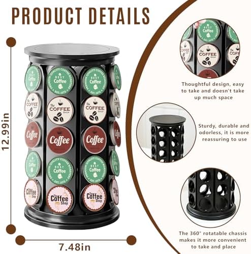K Cup Holder Compatible with 40 Keurig Pods