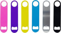 6 Pcs Colorful Stainless Steel Heavy Duty Flat Bottle Openers, 7 Inch Solid by Unknown