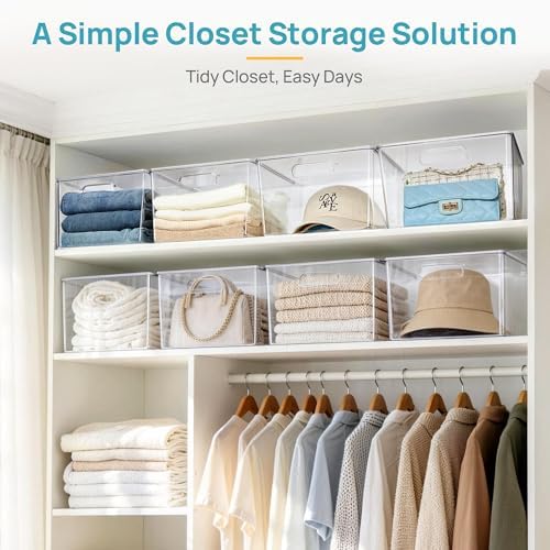 Vtopmart 6 Pack Extra Large Storage Bins with Lids