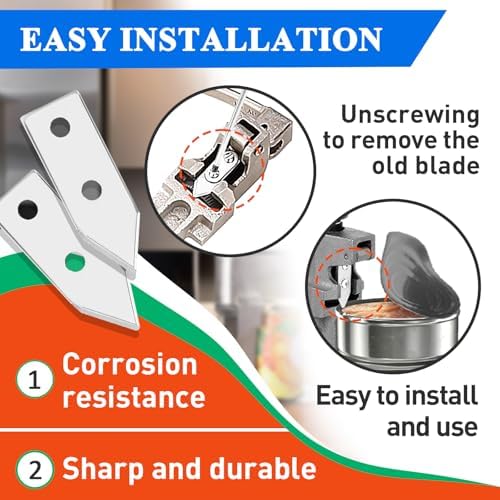 2 Pcs Commercial Can Opener Replacement Blades Compatible with Edlund