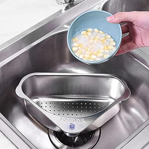 Stainless Steel Triangle Sink Strainer Basket