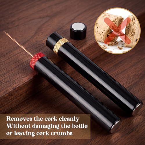 4 Pcs Air Pressure Wine Opener, Travel Portable Pocket, Needle Type