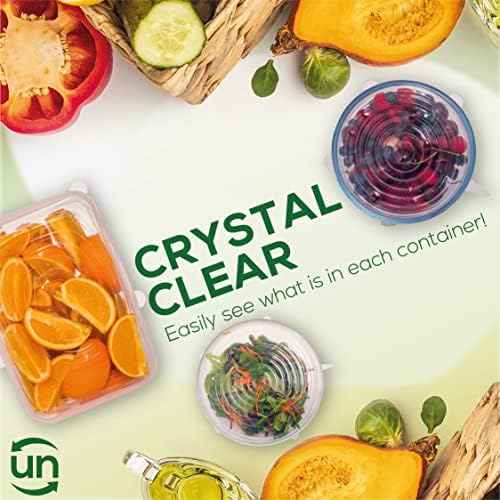 unwasted Reusable Silicone Lids, Variety Pack, 7-Pack