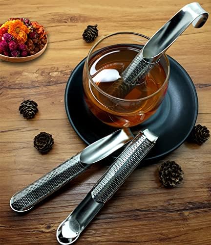 ACEBON Tea Strainers for Loose Tea, 2 PCS Stainless Steel Tea Infuser