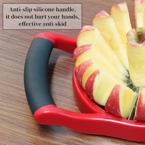 Newness 5.12 Inch Extra Large Apple Slicer, 16-Slices Heavy Duty Apple