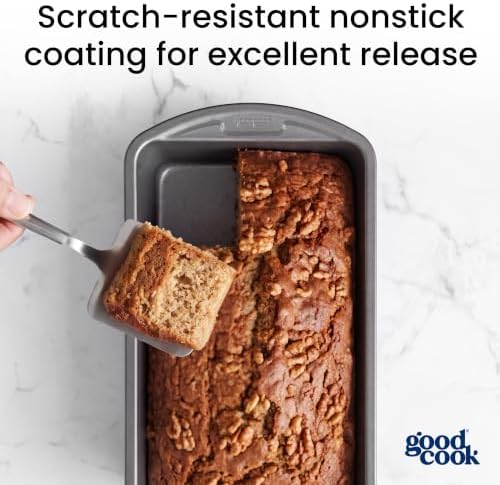 GoodCook Set of 2 Extra Large 13" x 5" Nonstick Steel Bread Loaf Pans