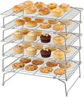 Herogo 5-Tier 15"x10" Stainless Steel Baking Cooling Rack