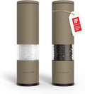 LARS NYSØM Salt and Pepper Grinder Set Manual, Stainless Steel Salt and Pepper by LN