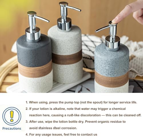 Hand Soap Dispenser Set for Bathroom and Kitchen
