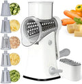 Rotary Cheese Grater Hand Crank, 5 Blades