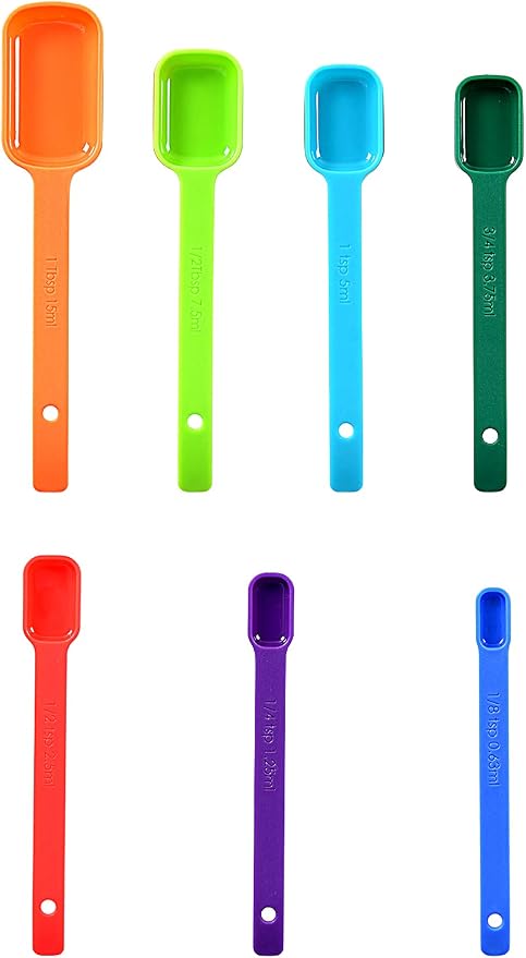 DOTINGHUX Plastic Measuring Spoons 8-Piece - Image 2