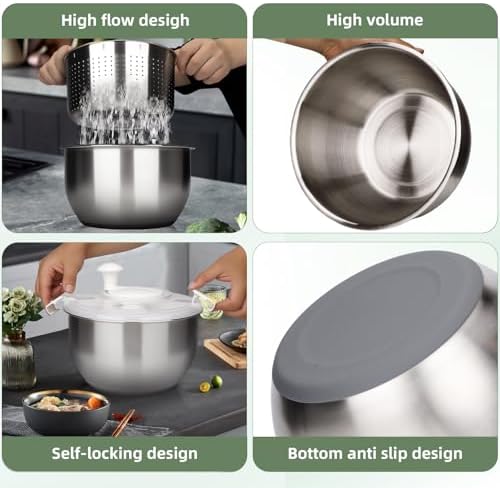 6L Stainless Steel Salad Rotator