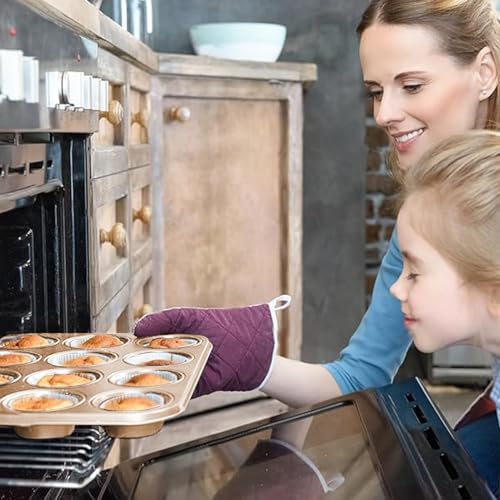 2er-Set Muffinblech 12 Mulden – antihaftbeschichtet & hitzebeständig