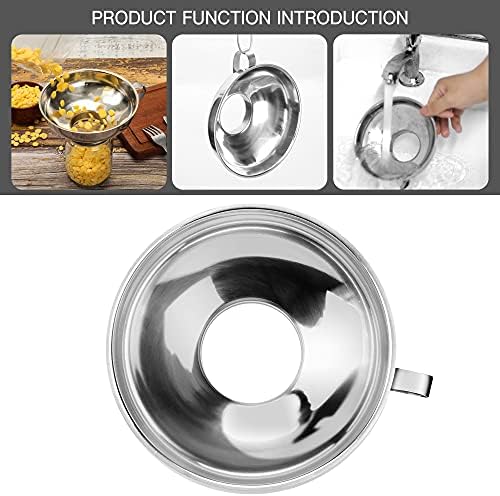 2 PCS Canning Funnel for Wide and Regular Jars, Wide Mouth Funnel