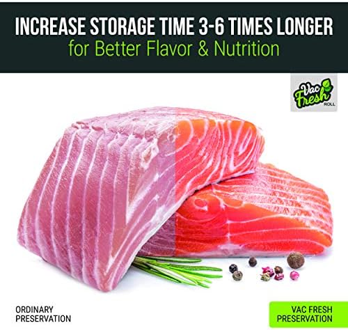 Vacuum Sealer Bags, 15" x 50' Roll, 12 Rolls