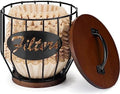 Yangbaga Coffee Filter Holder, Metal Filter Storage Container for
