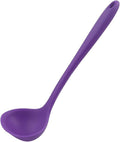 uxcell Silicone Soup Ladle Spoon 8.5 Inch Heat Resistant to 450°F One Piece by uxcell