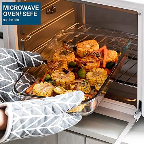 8-Piece Deep Glass Baking Dish Set - Image 7