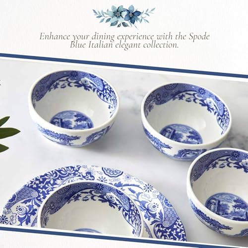 Spode – Blue Italian Blue Italian Dip Bowls – BlueWhite, Set of 4