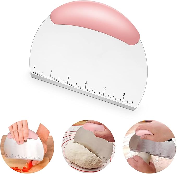 Pastry Cutter, Biscuit Cutter, Dough Scraper, Silicone Baking Mats, Stainless - Image 5