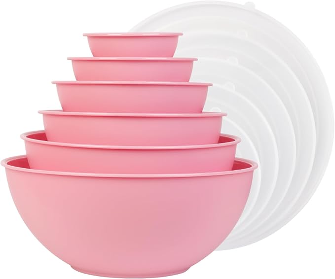 BoxedHome BPA Free Plastic Round Mixing Bowl by BoxedHomeProducts