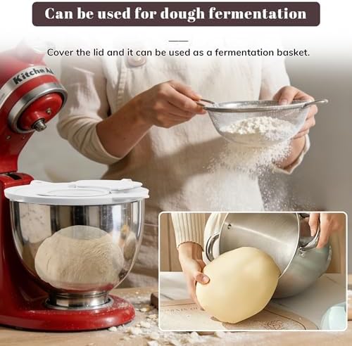 Flour Funnel for Kitchen Aid Mixer Flour Funnel for Stand Mixer 3-in-1