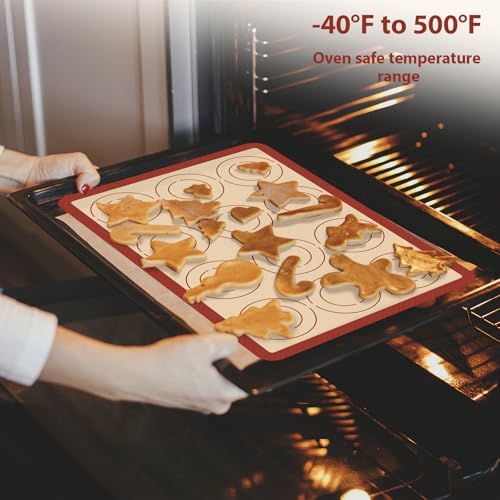 Silicone Baking Mat Set of 6, Nonstick & Reusable
