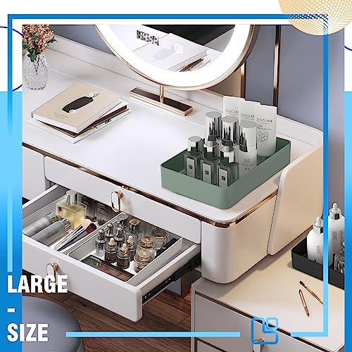 CHANCETSUI 11-Piece Stackable Drawer Organizer Set, Multi-size Desk