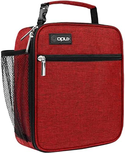 opux Insulated Lunch Box, Soft Cooler Bag, Red
