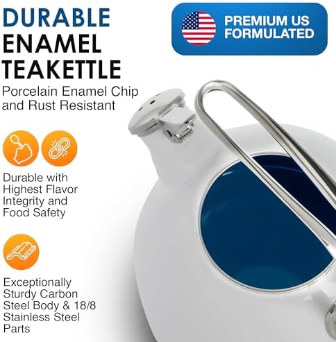Chantal Enamel On Steel Classic Teakettle (Fade Grey)