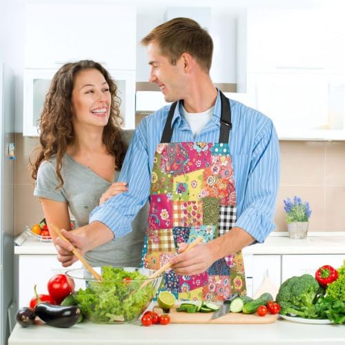 Burbuja Kitchen Apron Set for Adult Adjustable Cooking Apron with 2