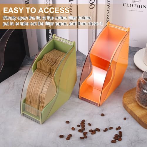 uxcell Coffee Filter Holder 4.9x2.9x5.4" Acrylic Cone Filter Paper