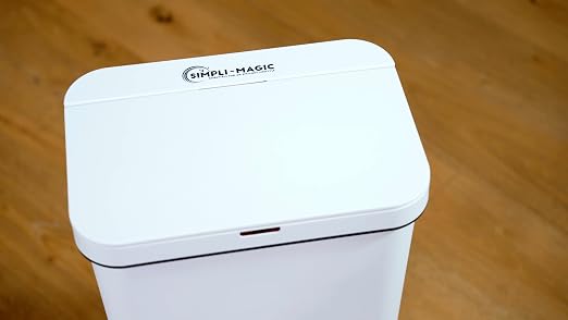 SIMPLI-MAGIC 79502 13 Gallon Touchless Sensor Trash Can, Rectangle Garbage Bin - Image 13