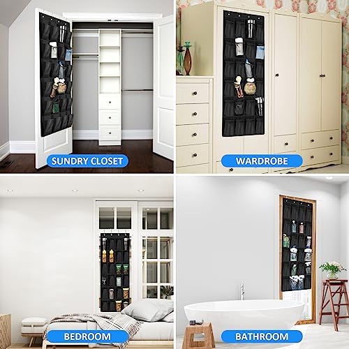 Tumbler Organizer,Water Bottle Organizer 24 Holders Over The Door