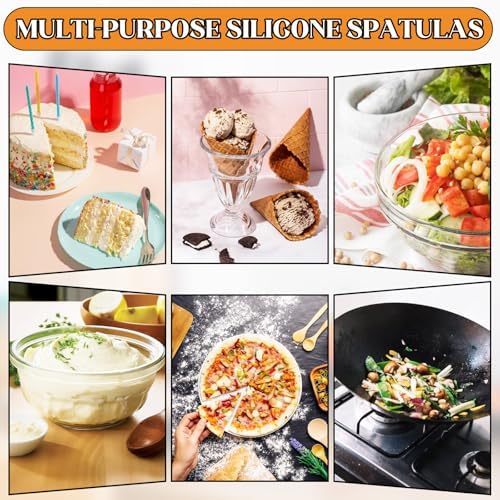 28-Piece Mini Silicone Spatula Set, 8.3 Inch
