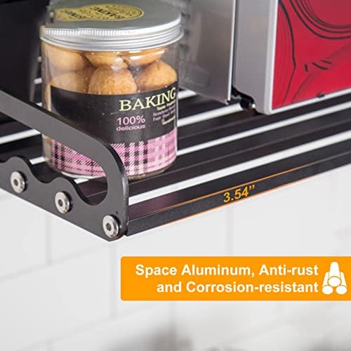 Microwave Oven Rack, 23.58" x 15.52" Wall Shelf