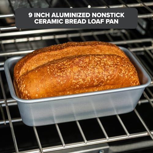 Viking Premium 9-Inch Nonstick Ceramic Bread Loaf Pan, Made without