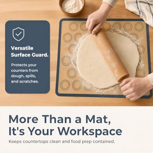ACNTENY Silicone Baking Mat, Nonstick Oven Liner, 29.5 x 42 cm
