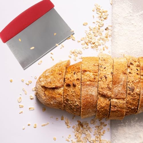 Zerodeko 2pcs Dough Chopper Scale Dough Scraper Kitchen Scraper Metal