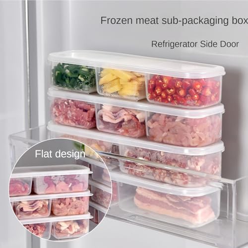 Refrigerator Organizer with Lid Food Snack Fruit Yogurt Box
