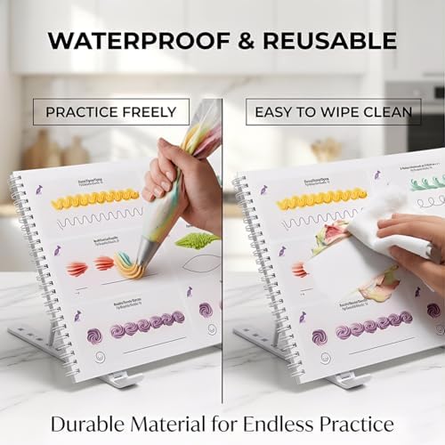 Cake Practice Decorating Board with Adjustable Stand Thickened