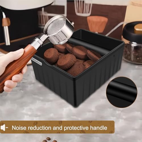 NMWearthmone Espresso knock box,Coffee grounds pucks knock