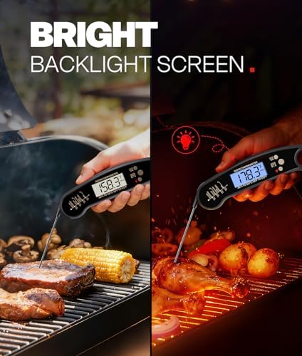 Digital Meat Thermometer, Black