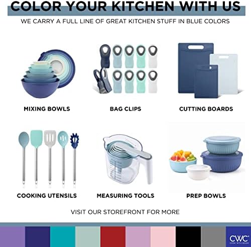 COOK WITH COLOR Silicone Cooking Utensils Set, Mini, Navy