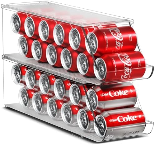 Sorbus Soda Can Organizer for Fridge, 2 Pack